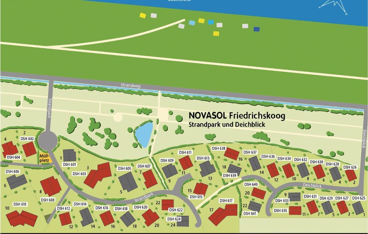 Friedrichskoog-Deichblick 5 Villa ภายนอก รูปภาพ